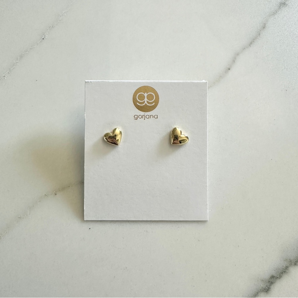 GORJANA GOLD HEART STUDS